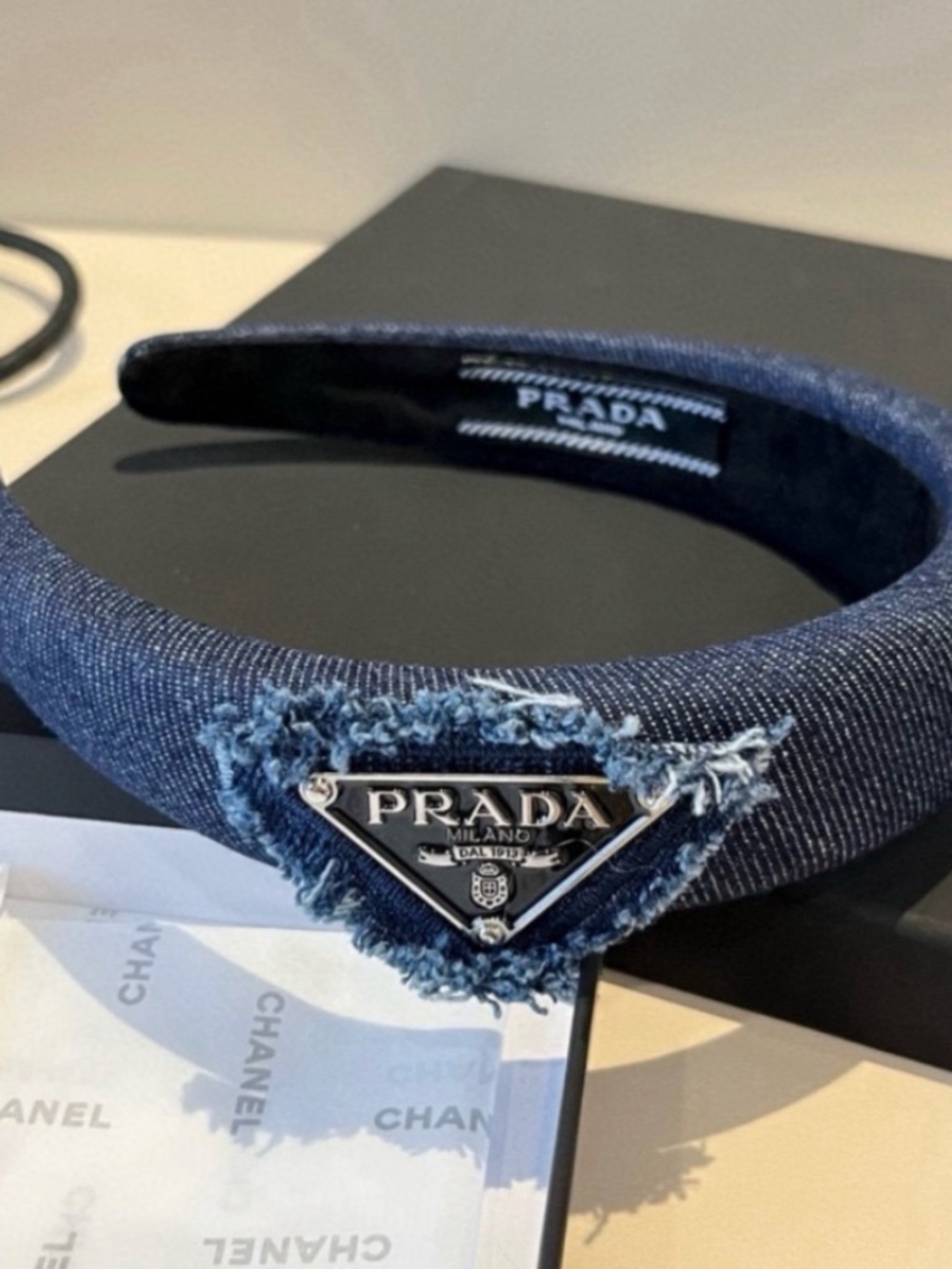 Denim Luxury Headband NEW